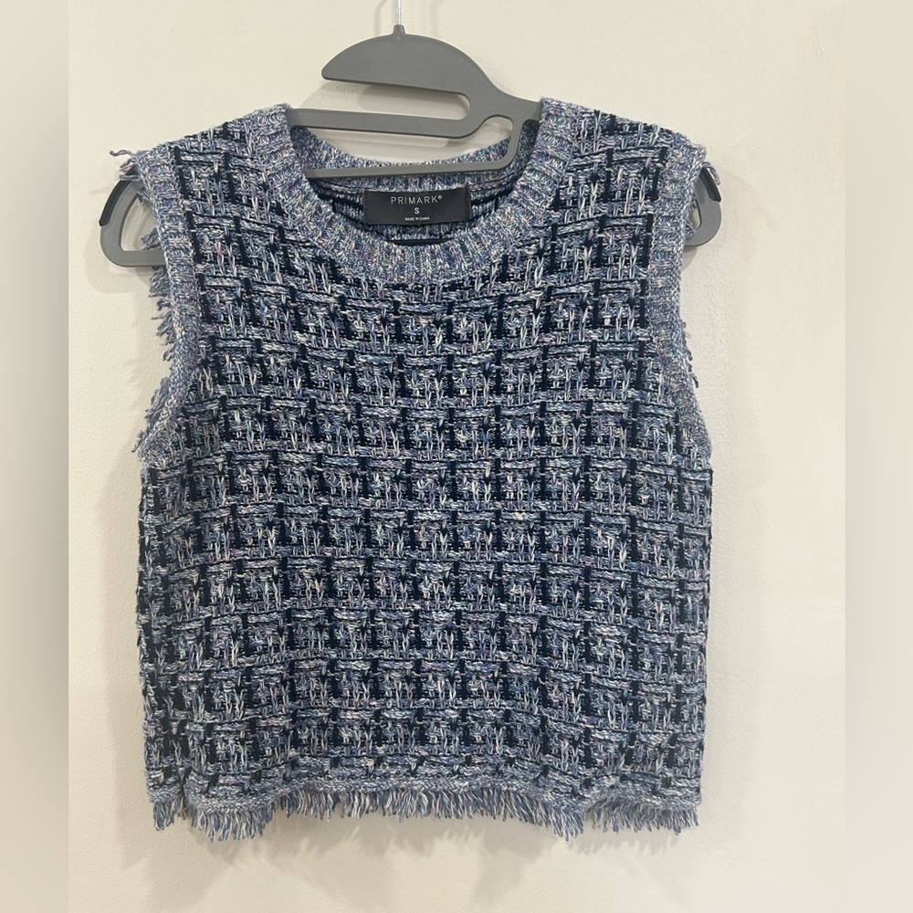 Primark  sleeveless tweed vest size S